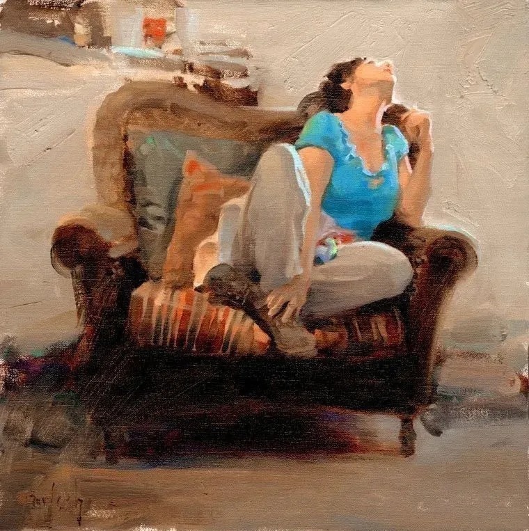 影迷|光影迷情,他的油画就是这么赏心悦目!