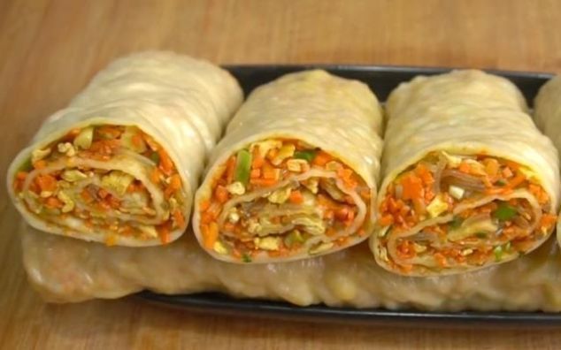 层层|胡萝卜这吃法真过瘾,不烫面不发面,层层包着馅料,比包子还香