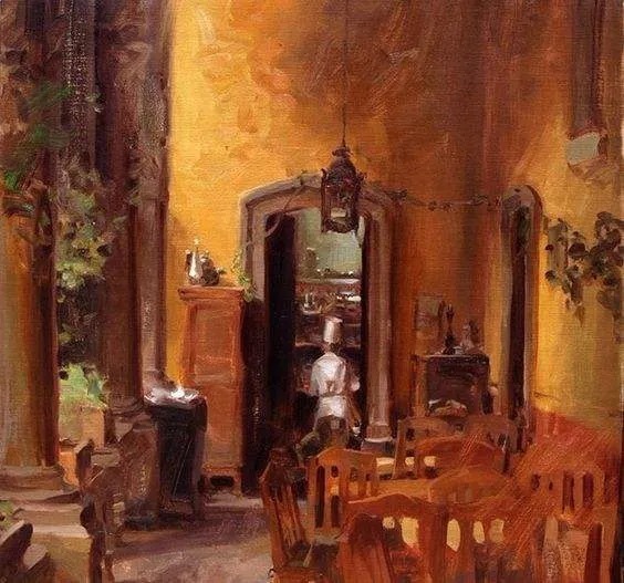 影迷|光影迷情,他的油画就是这么赏心悦目!