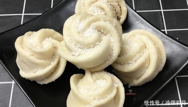 快速|奶香小花卷快速做法,一次醒发成型,香甜松软,孩子超爱吃
