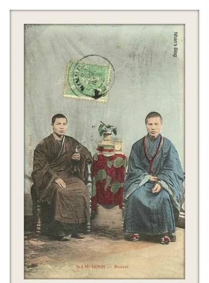 和尚|法国在越南殖民时期发行的明信片看看那时候的越南