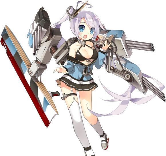 战舰|拟人类手游火遍二次元,美食枪械战舰都变火辣美少女?玩游戏也看脸!