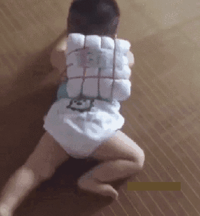 搞笑|搞笑GIF:小小骚年,军人梦,匍匐前进,帅得狠