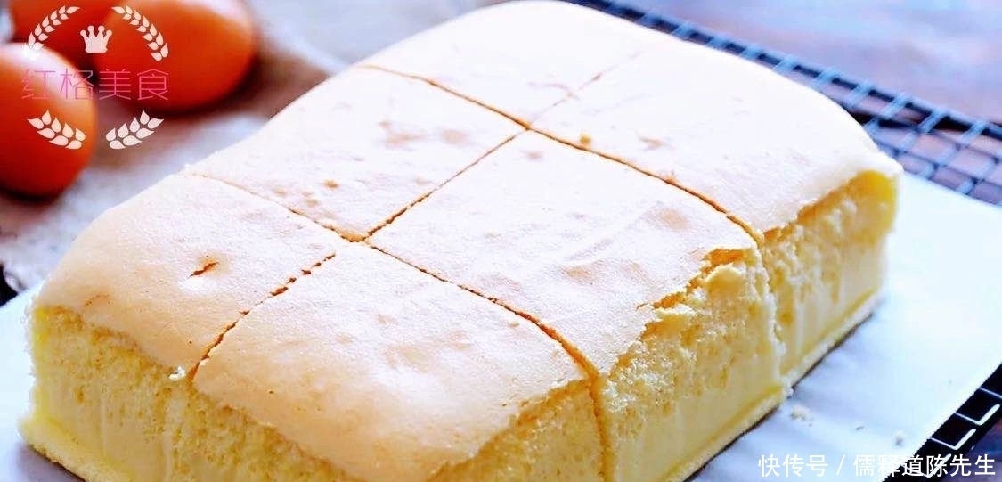 简单|它比戚风蛋糕简单,比海绵蛋糕松软,没有一点添加剂,快试试