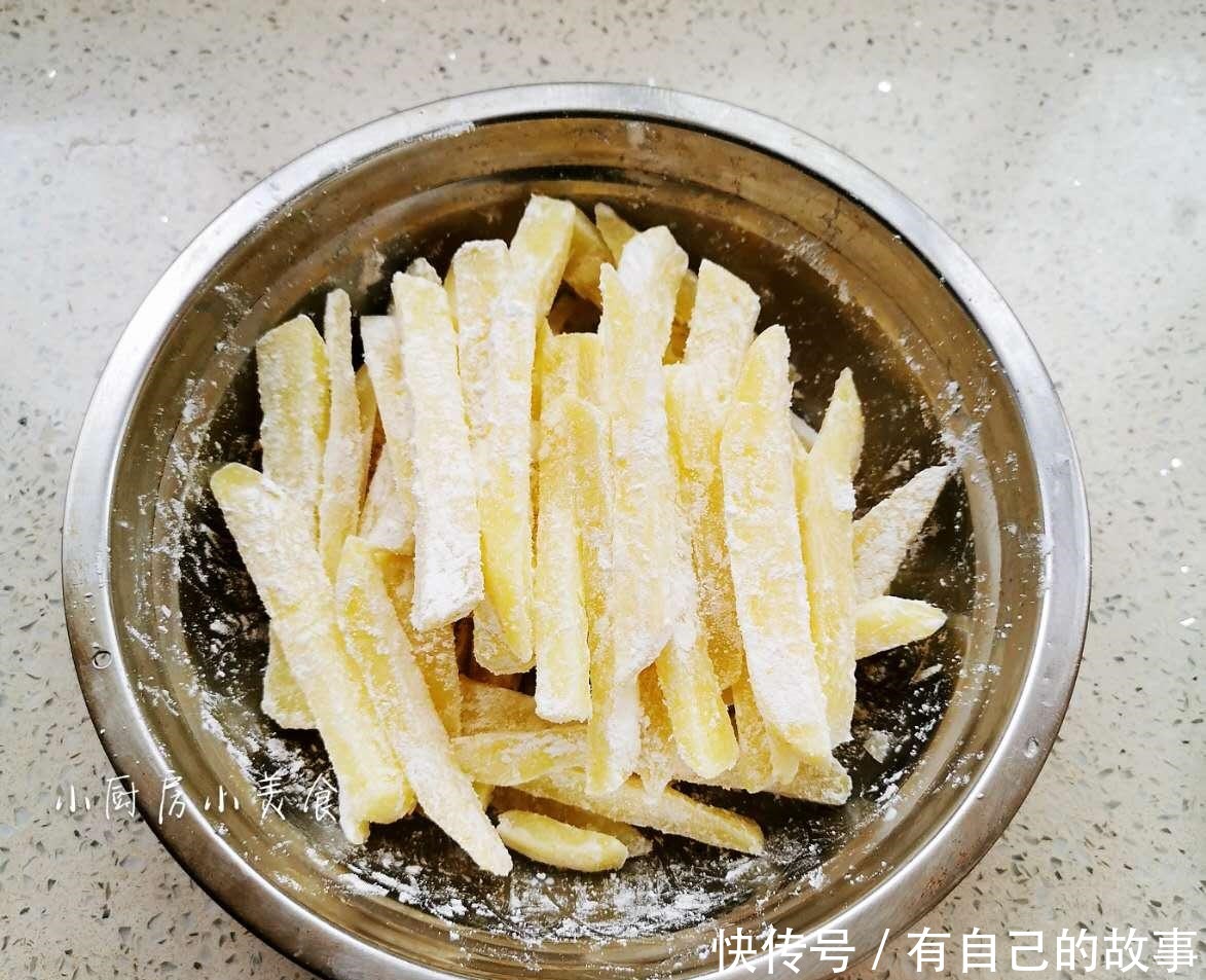 学会|薯条直接下锅炸,要不要裹淀粉外酥内绵软,自己学会做就省钱了