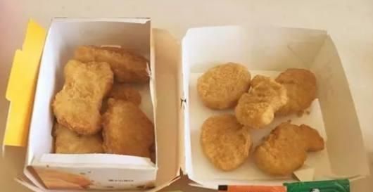 对比|肯德基vs麦当劳,实物大对比,分量一较高下,堪称最良心的测评