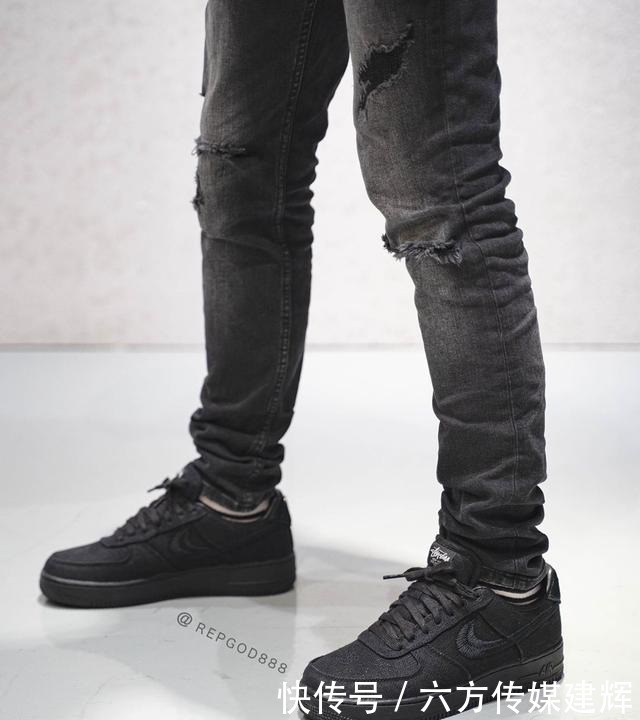 AF1|Stussy x AF1上脚果然香!两双配色你怎么选