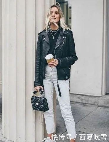 分烟管裤|九分裤+平底鞋,才是早秋最潮搭配