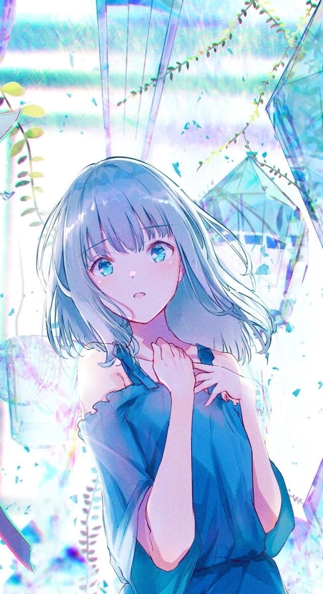 轻盈|手机壁纸(12):优质动漫美女,轻盈灵动