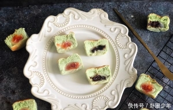 爆浆|#网红美食我来做#Q弹麻薯巧克力爆浆小蛋糕