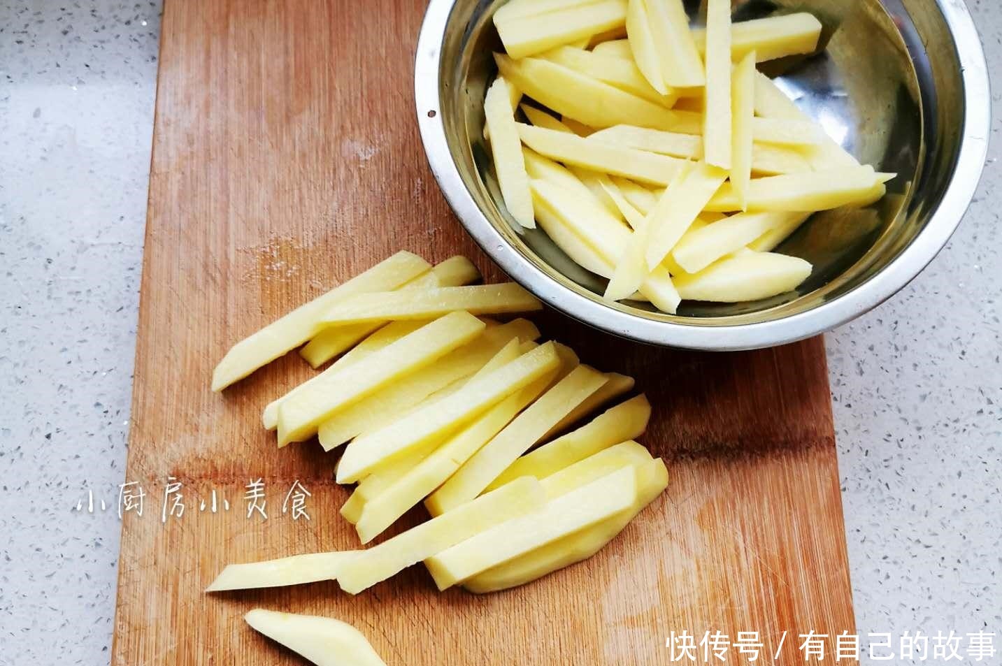 学会|薯条直接下锅炸,要不要裹淀粉外酥内绵软,自己学会做就省钱了