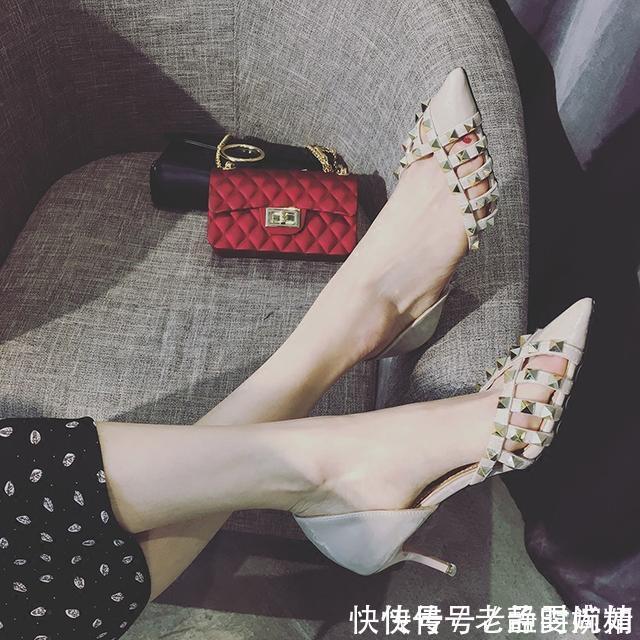 女人|没高跟鞋的女人不完美,今夏超流行的高跟单鞋