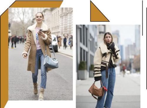 棉袄|大棉袄穿着太老气,一身羊羔绒保暖又时髦,让你气质大提升