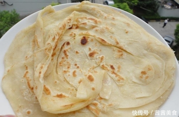  温水|一碗面粉，不放温水，不放凉水，教你做烙饼
