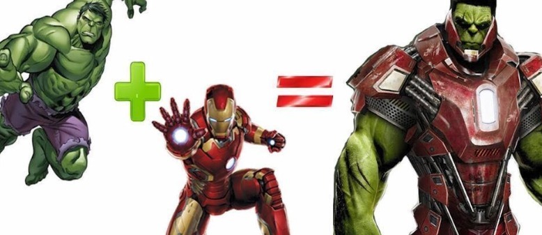  融合|漫威和DC英雄互相融合，融合后的样子刷新三观，网友：绿铁侠？