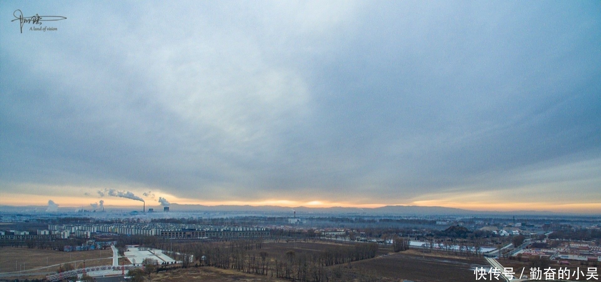 航拍|航拍视角下的成吉思汗纪念堂和周边环境