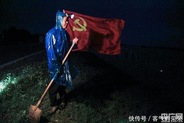 王家坝|「直击抗洪一线」夜幕下的王家坝