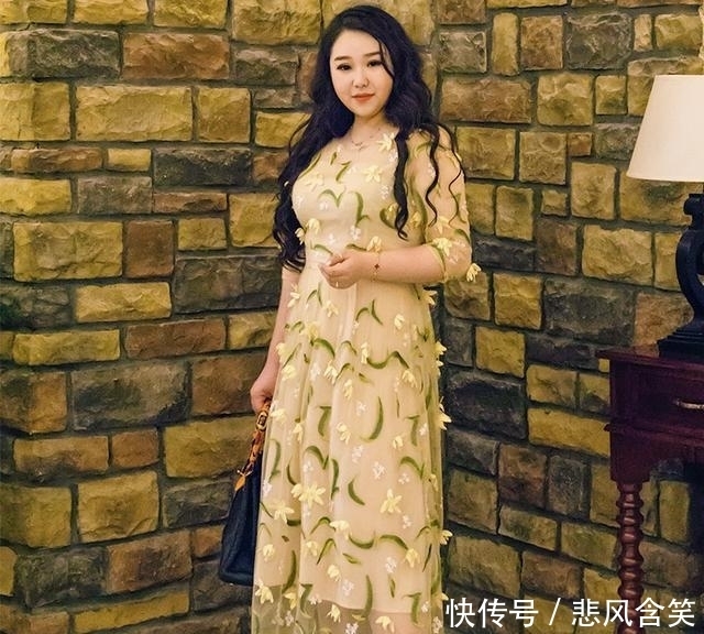 女人味|谁说微胖妹子没有女人味?连衣裙穿对了,照样美翻了