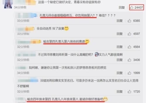  公布|青春有你2成团名单公布，喻言第4，孔雪儿第8，乃万第10掩面痛哭！