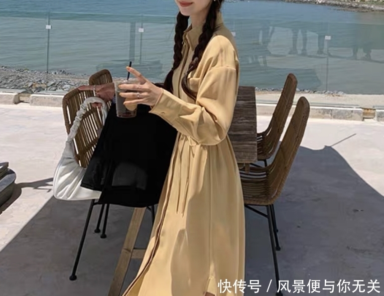 连衣裙|上身超级显瘦的衬衫连衣裙,出门约会穿“它”准没错!