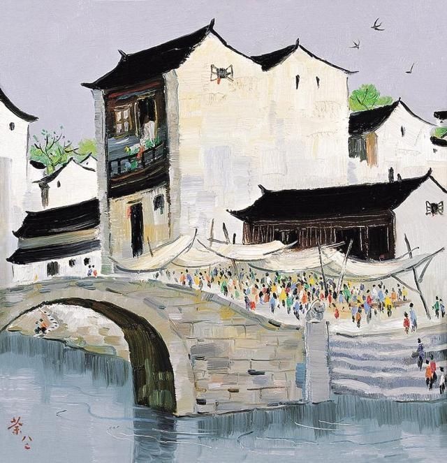 方艺术|“中国画”吴冠中画的太好,中国画在他笔下活了起来