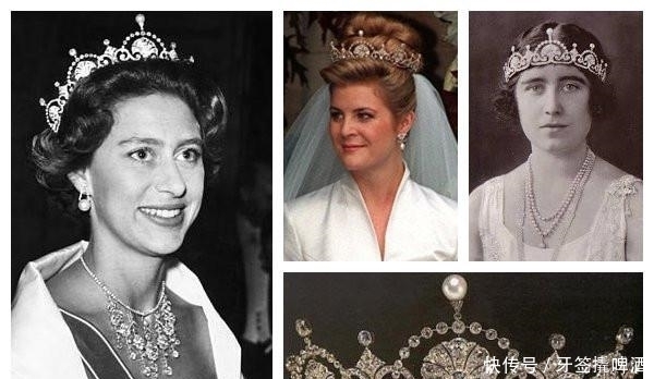 戴着|英女王妹妹的华美皇冠,各个价值连城,有一顶绿松石皇冠不知去向