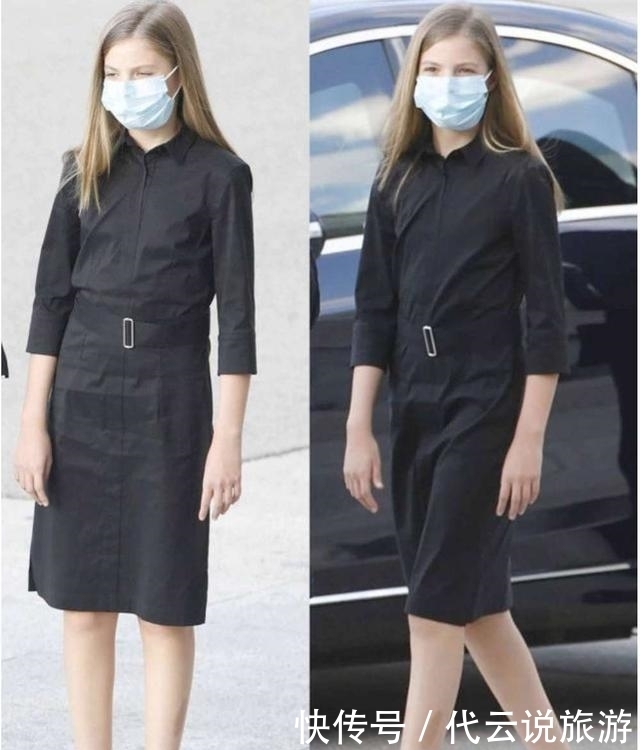 未来|西班牙14岁未来女王大变样!穿黑裙侧影成熟曲线动人,身材很像妈