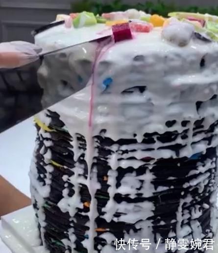 切开|网红“千层蛋糕”,切开一看,吃货就这50都不买