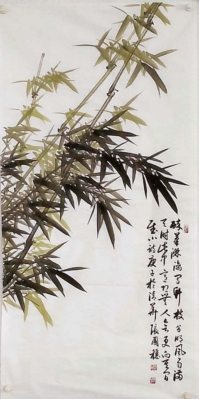  竹子|他的竹子画，俊而不俗，看着很是过瘾！