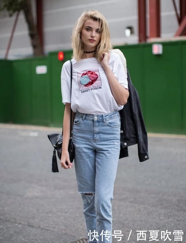 分烟管裤|九分裤+平底鞋,才是早秋最潮搭配