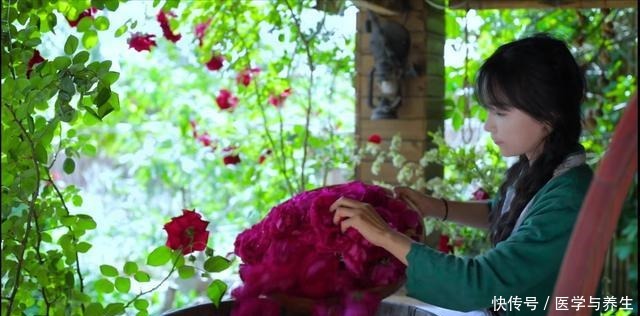玫瑰花|李子柒又双叒叕“吃花”了,但这次,盛菜的器皿比美食更引人注目
