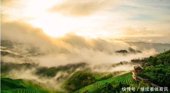 天然居|龙脊梯田天然居客栈:龙脊梯田云雾环绕犹如美丽的面纱
