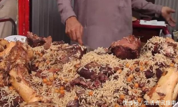 羊肉|印度10元一盘的羊肉饭,看看满满一锅全是肉,一吃就后悔了