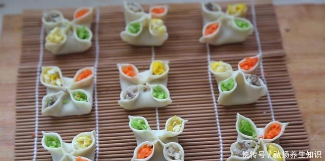 胡萝卜|宅在家里用饺子皮做烧麦,营养美味又好看,孩子早餐最爱吃