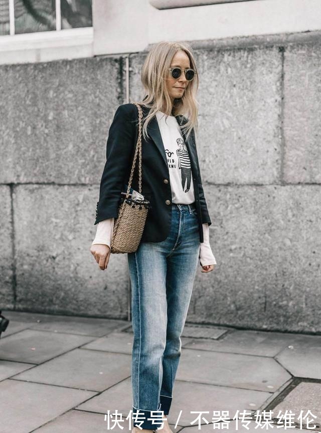 搭配|阔腿裤穿腻了就扔掉吧!今秋流行“水杯裤”,上衣百搭,减龄时髦