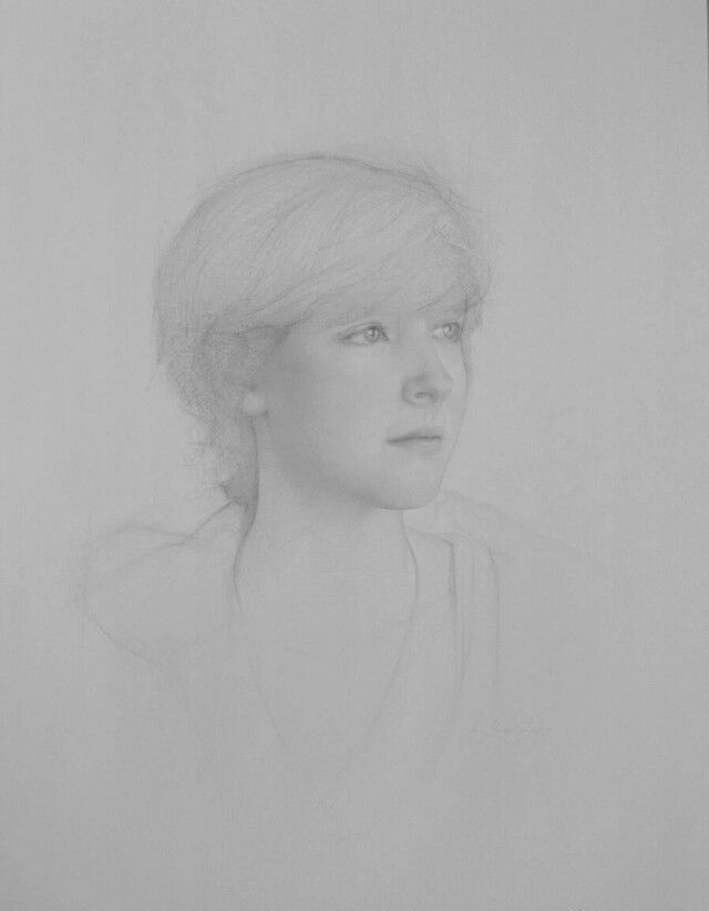  艺术家|英国女艺术家南希·弗莱彻人物肖像素描专辑 ???