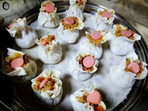 做法|宝藏小吃烧麦,做法很简单,多做一点冷冻起来,想吃蒸一下就行