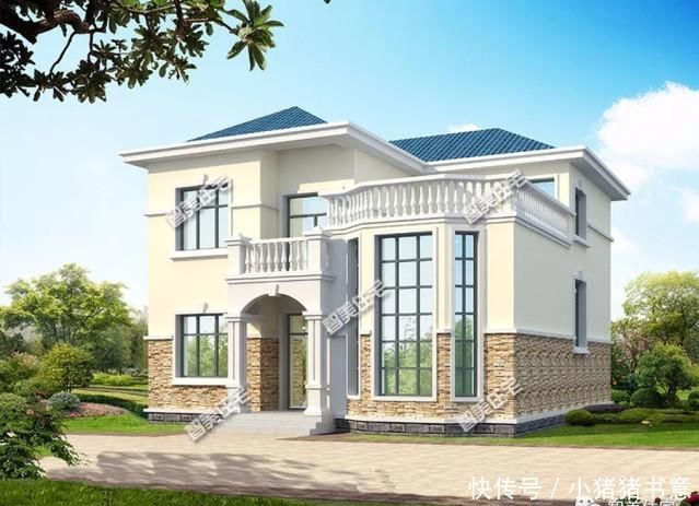 城里|回头率很高的两栋别墅,第一栋造价23万,城里同事都夸漂亮