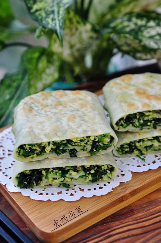 不用|新式韭菜盒子,不用捏边,皮薄馅多又均匀,软嫩鲜香