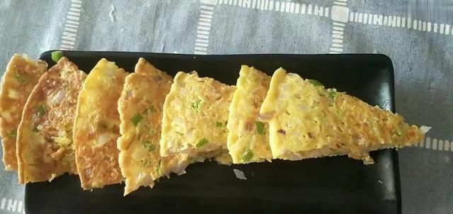 费劲|洋葱和鸡蛋做早餐饼,做法简单不费劲,味道也是不一般