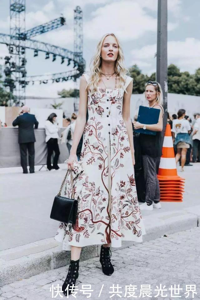 底色|碎花裙怎么挑不俗气