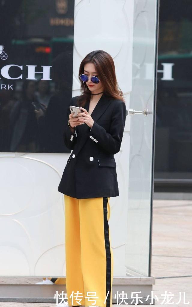 搭配|小姐姐连体阔腿裤显优雅风,穿出自己的个性与品位,打造时尚潮流