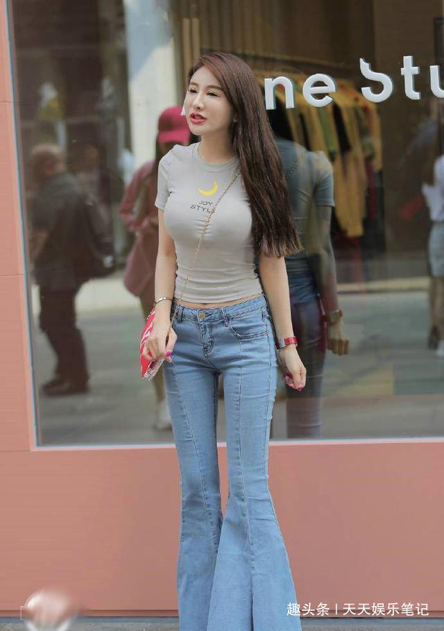 身材|穿上牛仔裤精致耐看不浮夸,呈现柔美的风格