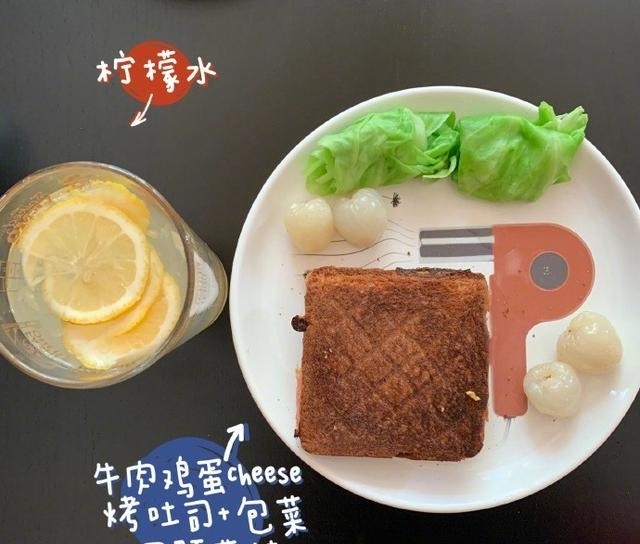 鸡蛋油条|看海清晒的早餐,网友们大赞:这位妈妈明星不一般,厉害了