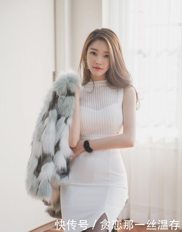 刮痕|刮痕连衣裙, 将黑丝贯彻到底, 小姐姐果然很美