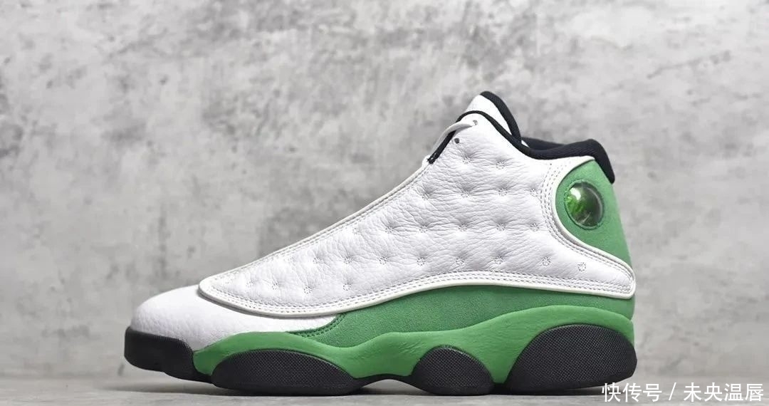  测评|一款酷似雷·阿伦 PE 的配色！AJ13幸运绿开箱测评