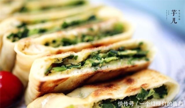 懒人|懒人早餐新吃法,比做韭菜盒子更简单,一卷一煎,香酥可口吃不够