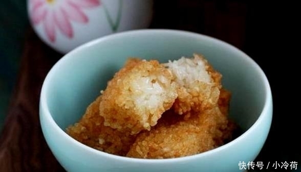 糯米饭|4步搞定糍饭糕,外脆里糯越吃越香,小时候的回忆