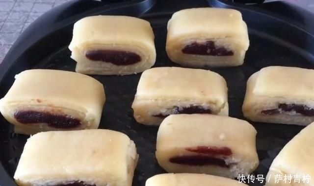  懒人|懒人红豆酥，不用烤箱，不用炸，又香又酥，吃一次就爱上