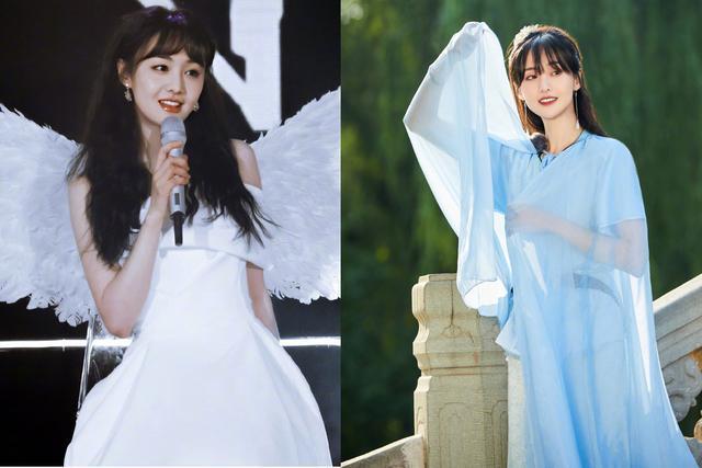  可爱|这个郑爽也太卡哇伊了，披着白羽毛化身天使，与孩子们同框超甜